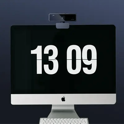 WebCamera™ 2K installée sur iMac – Caméra de streaming compatible MacOS – Streaming Univers