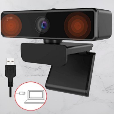 Caméra de streaming WebCamera™ 2K avec connexion USB – Streaming Univers