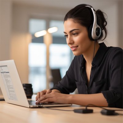 Casque audio filaire pour bureau