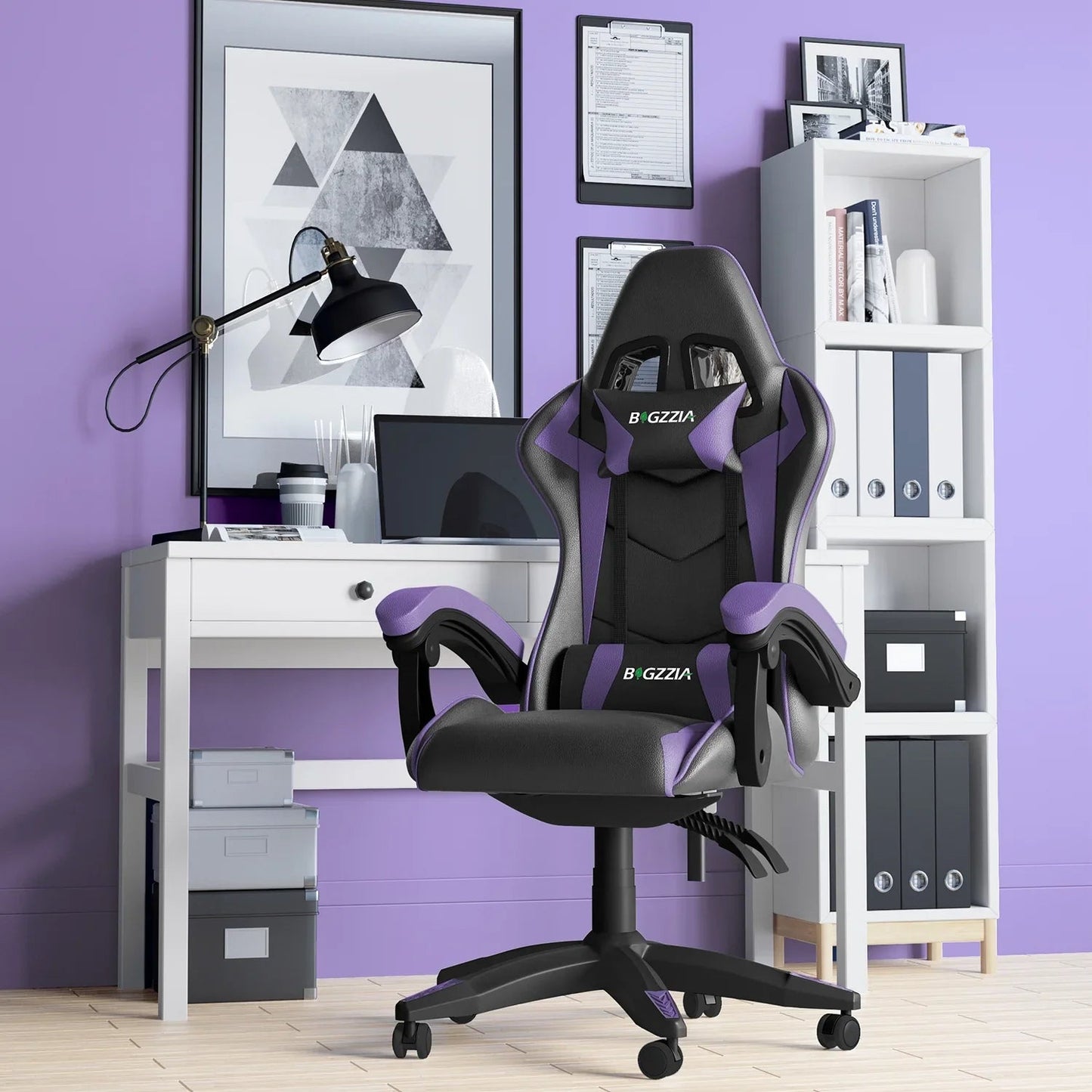 Chaise de bureau - OfficeGamingChair™ - Violet - Streaming Univers