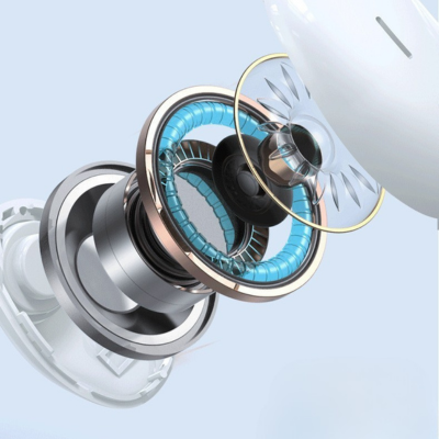 Structure interne du driver audio des écouteurs