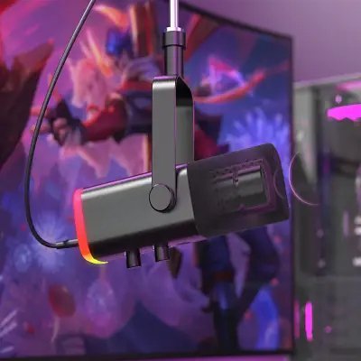 Microphone usb - GamingMic™ - Noir - Streaming Univers