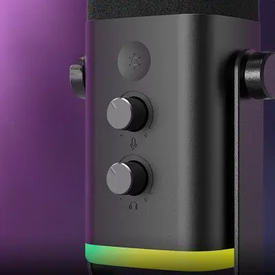 Microphone usb - GamingMic™ - Noir - Streaming Univers