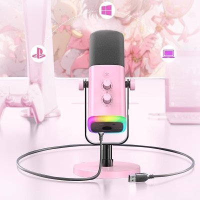 Microphone usb - GamingMic™ - Rose - Streaming Univers