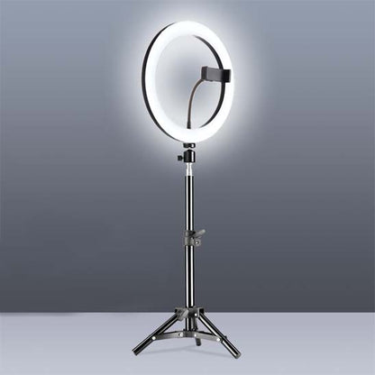 Ring light LED sur trépied réglable